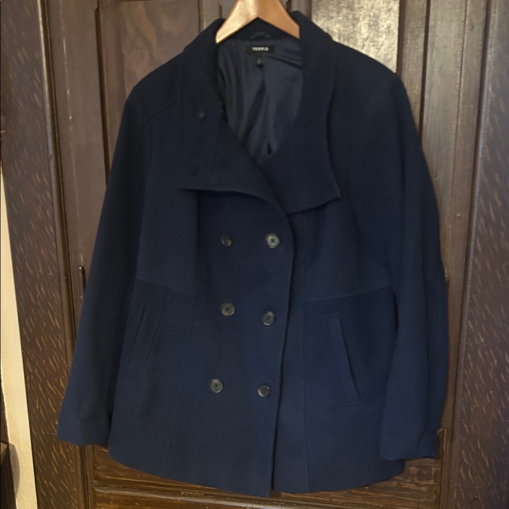 Women’s Navy Pea Coat size 2 XL